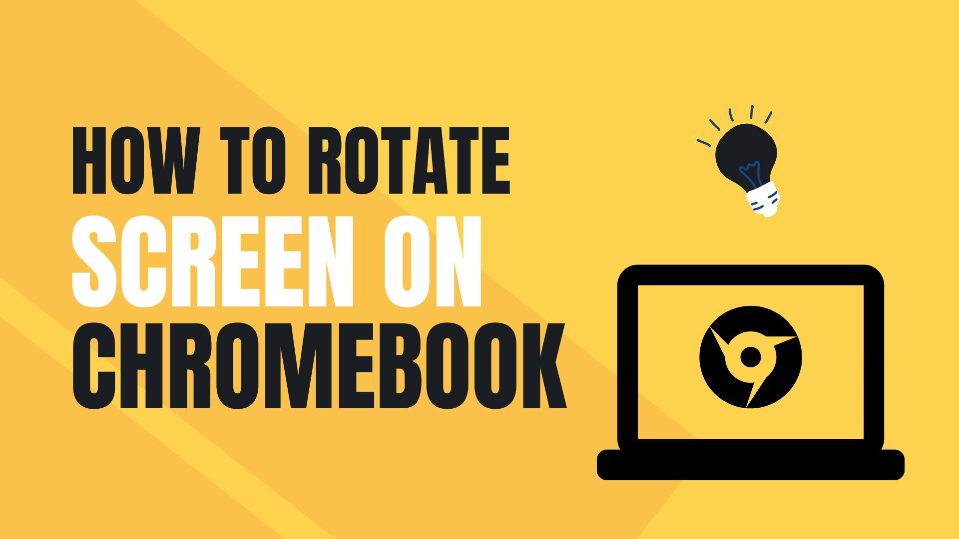 3 Ways to Rotate the Screen on a Chromebook