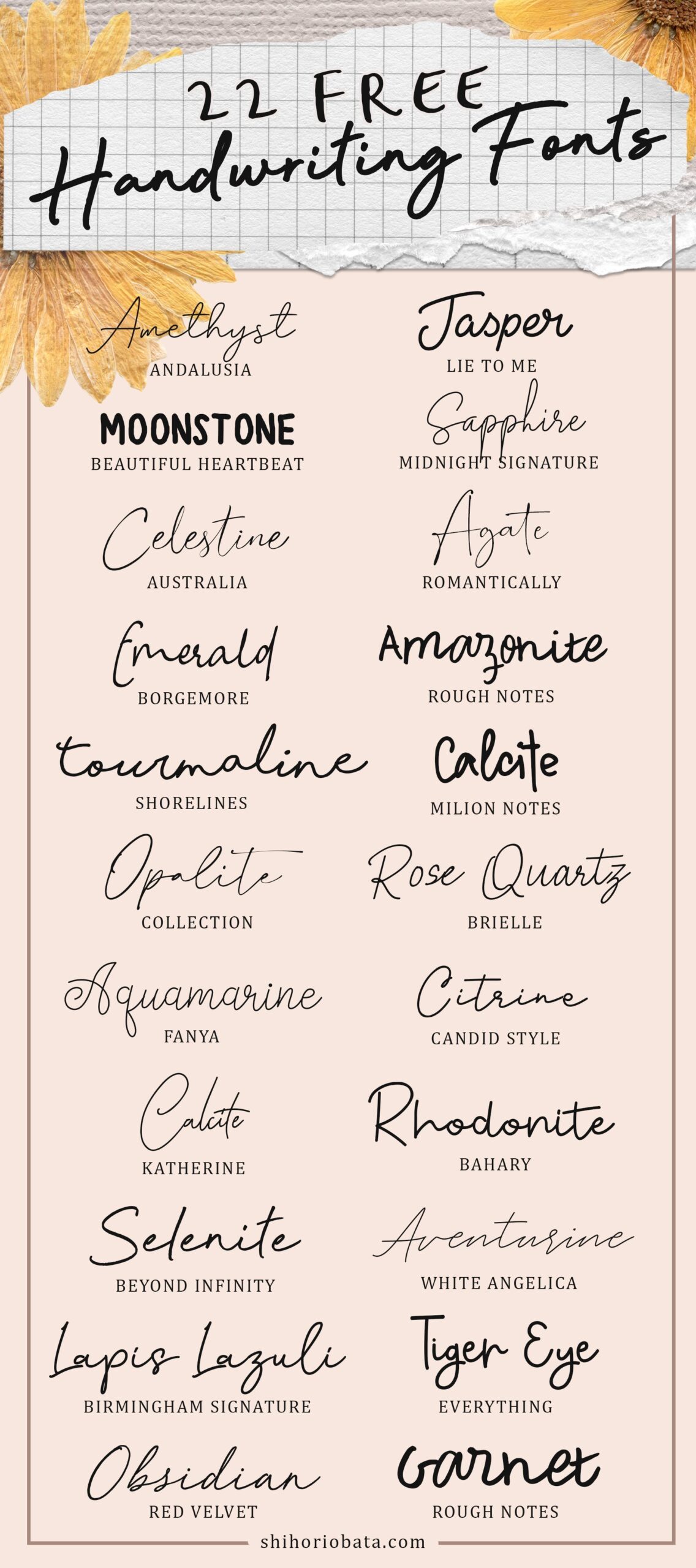 40 Free Handwriting Fonts Every Designer Needs