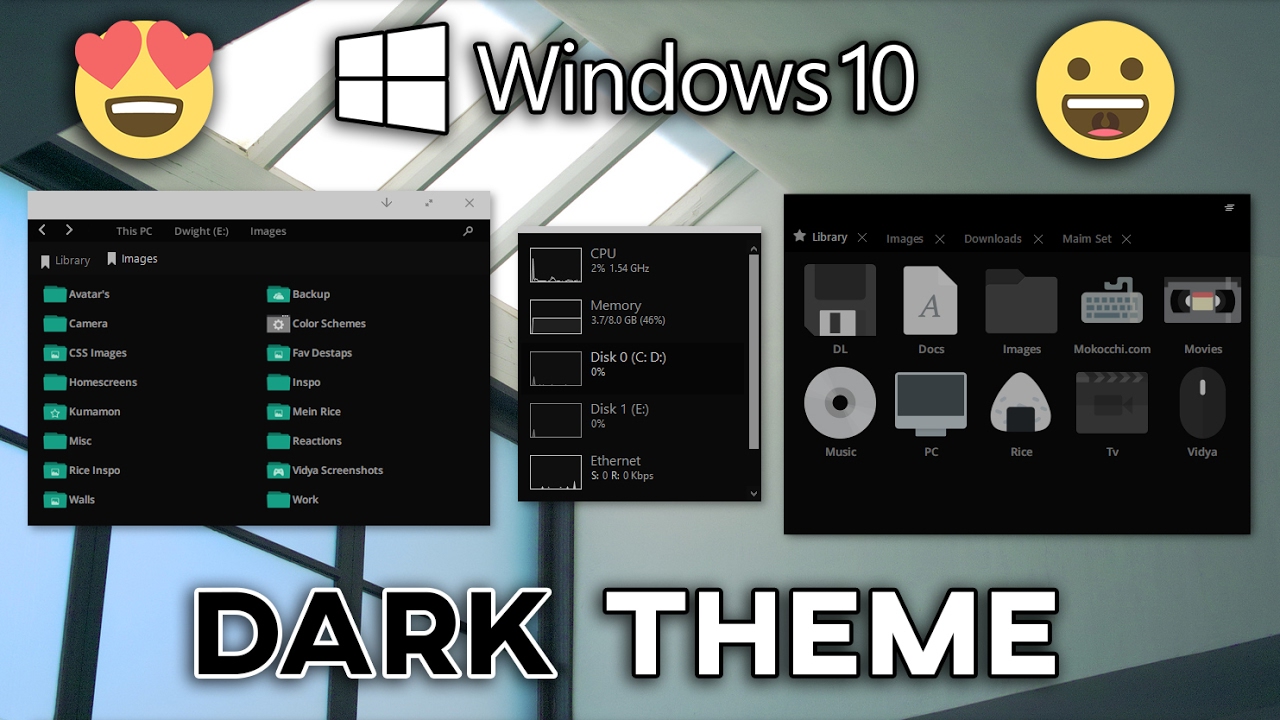 Activating Dark Theme on Windows 10