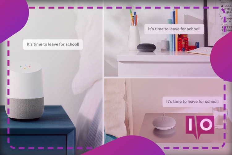 Broadcasting Messages on Google Assistant Smart Speakers and Displays