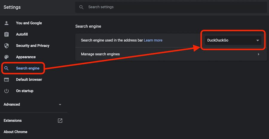 Changing Default Search Engine in Chrome: Windows, Mac, Android, iOS