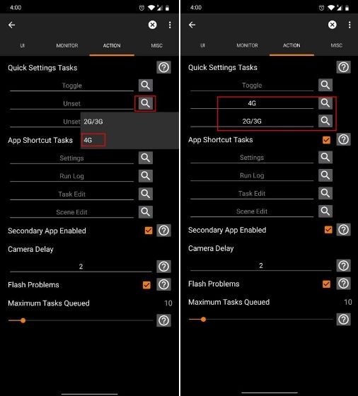 Changing Preferred Network Type using Tasker (No Root)