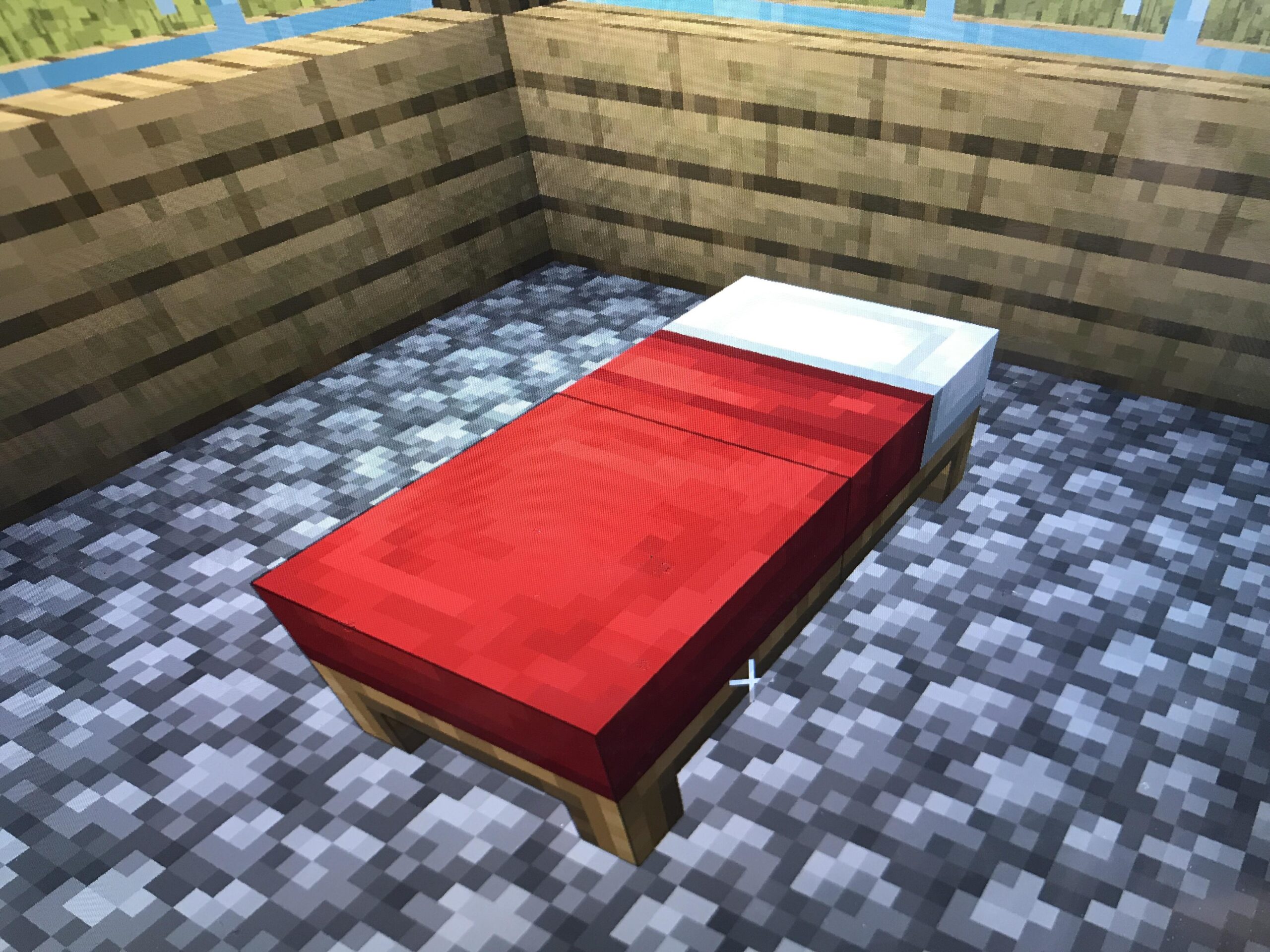 Efficient Bed Making in Minecraft