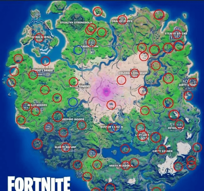 Fortnite Chapter 5 Season 2: NPC Locations