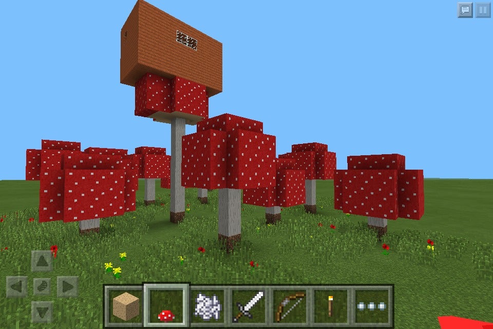 Growing Mushrooms in Minecraft