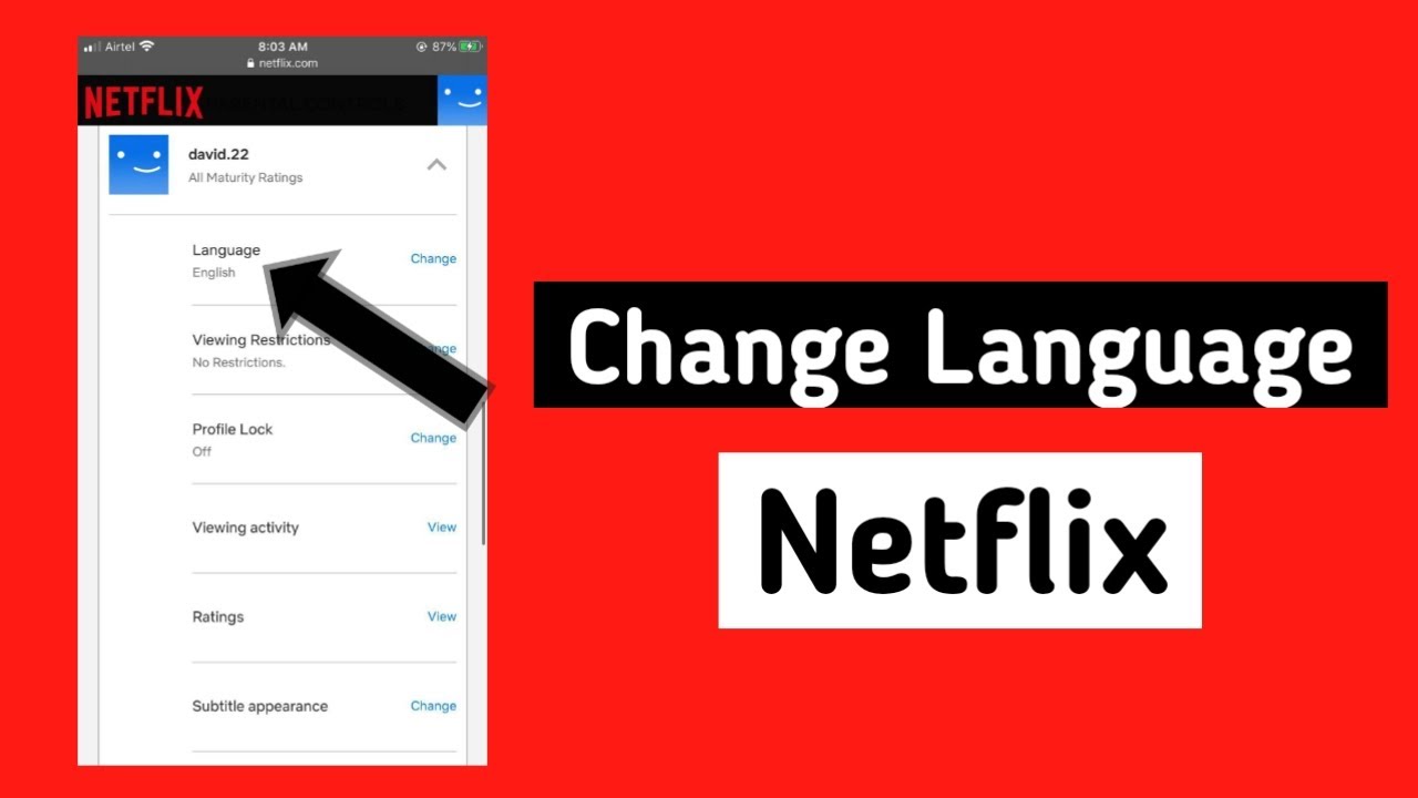 How to Change Language on Netflix