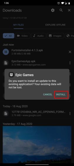 Installing Fortnite on Android Without Play Store