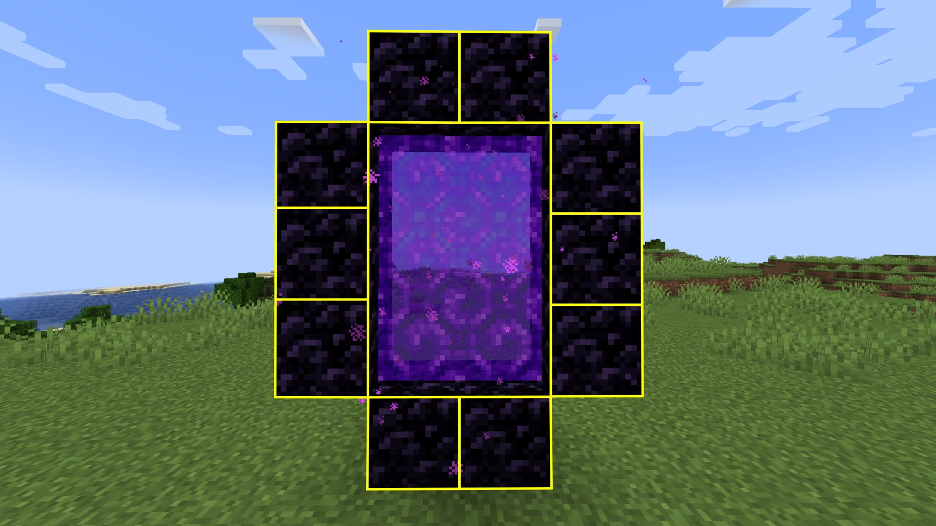 Making a Nether Portal in Minecraft