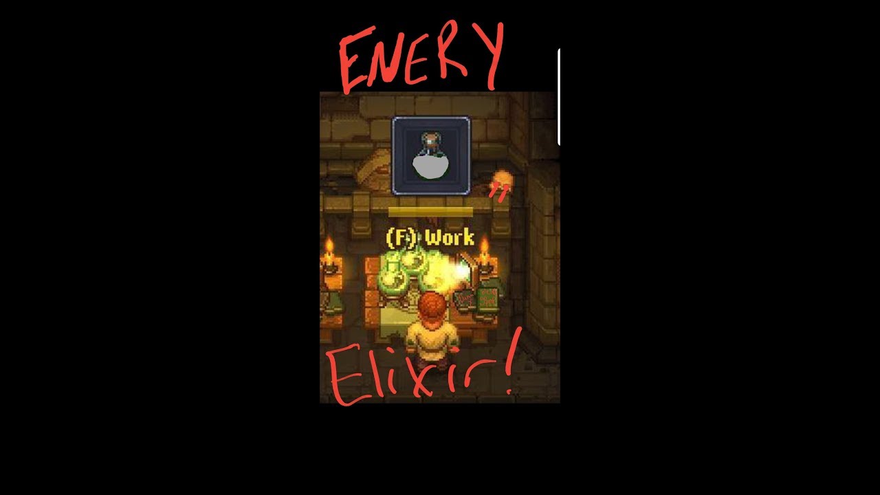 Making Energy Elixir in Graveyard Keeper