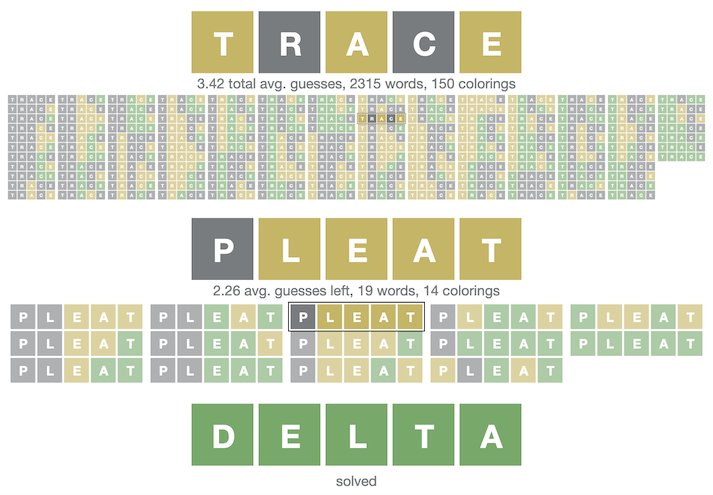 Optimal Wordle Starting Words