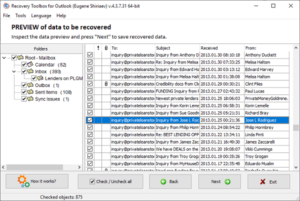 Recovery Toolbox for Outlook: Restore Corrupted PST/OST Files