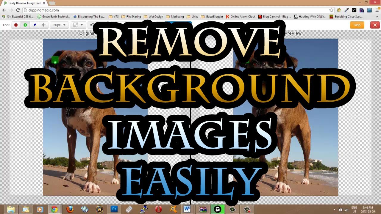 Removing Backgrounds from Images Without Photoshop