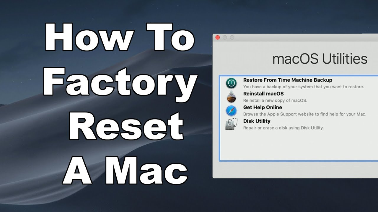 Resetting Your Mac or MacBook: A Concise Guide