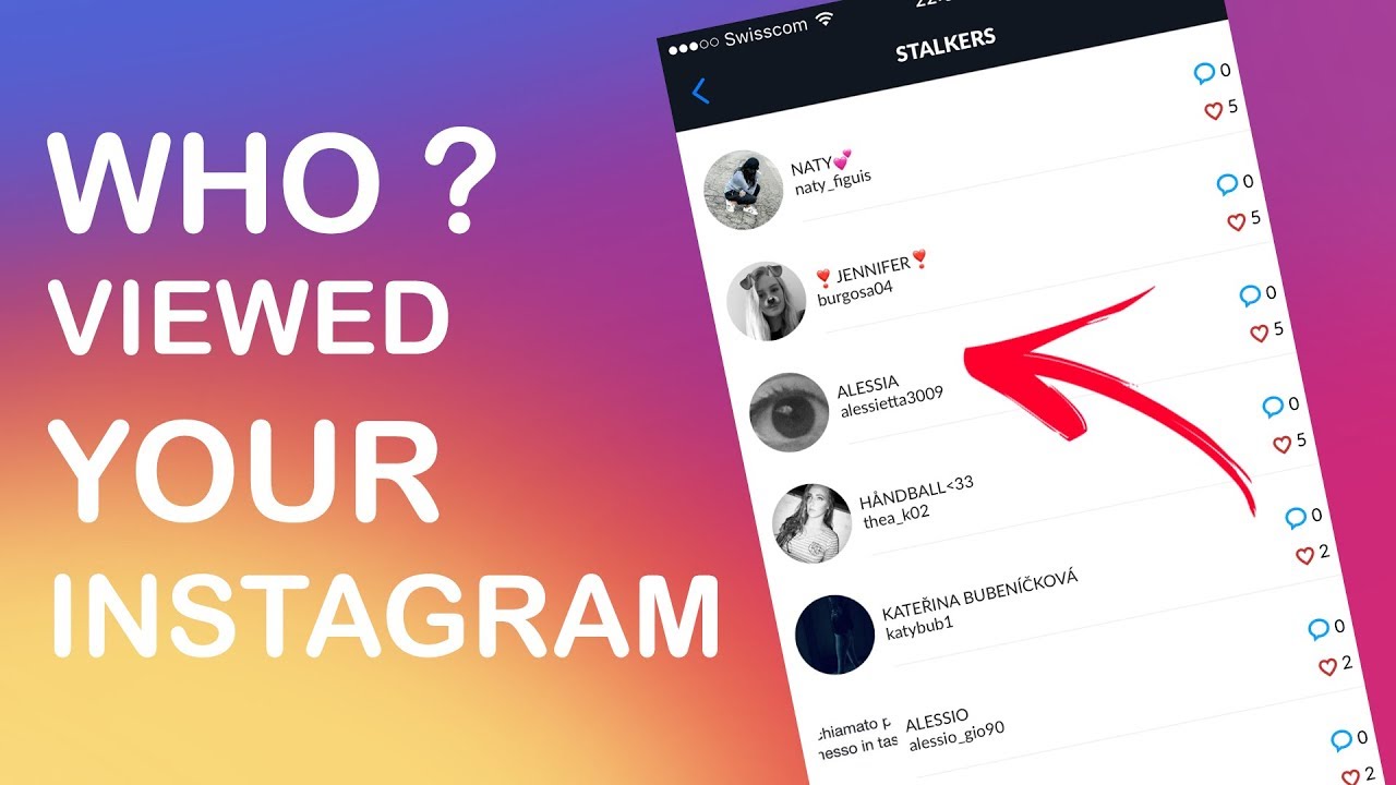 Revealing Instagram Profile Stalkers