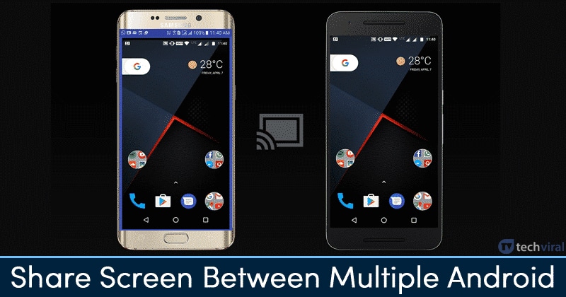Sharing Screens Across Multiple Android Devices Made Simple