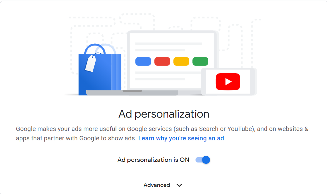 Stopping Personalized Ads on Google and YouTube