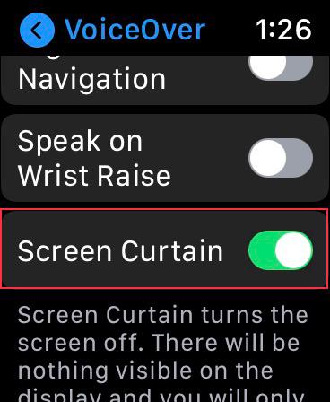 Understanding Screen Curtain and Its Usage on iPhone and Apple Watch