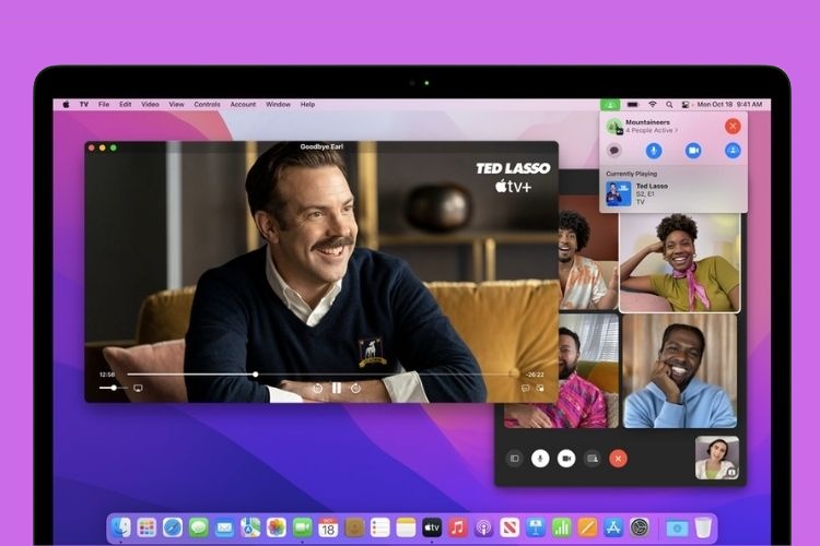 Utilizing SharePlay in FaceTime on macOS Monterey