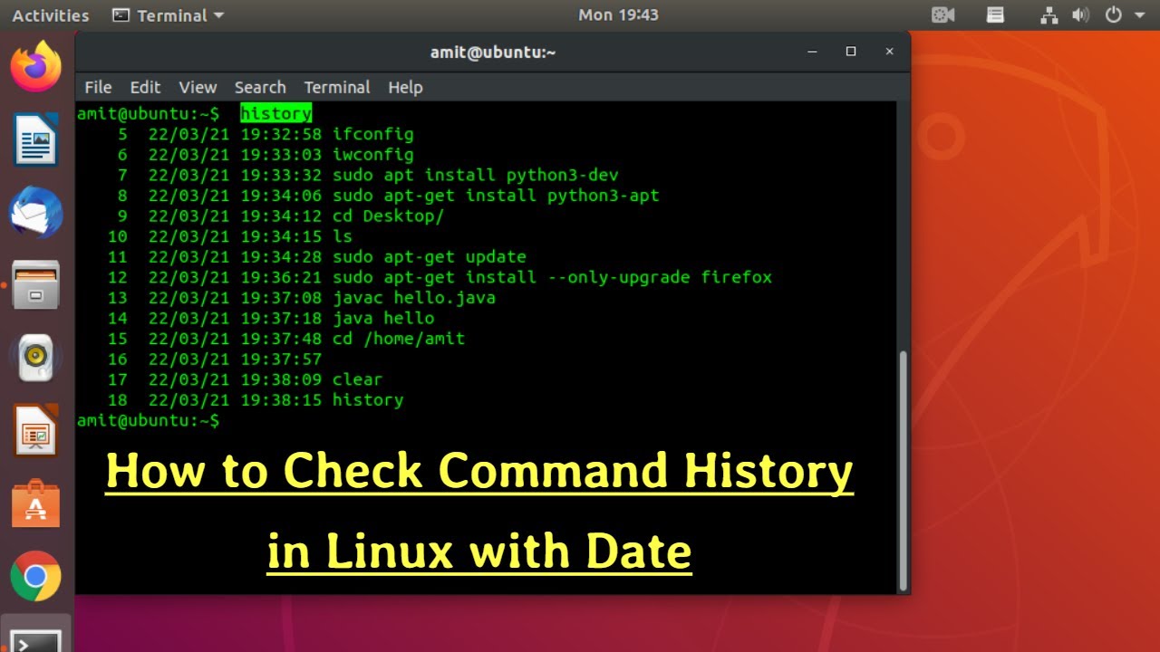 Viewing and Managing Linux Command History